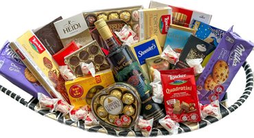 סלסלת שוקולדים פרימיום