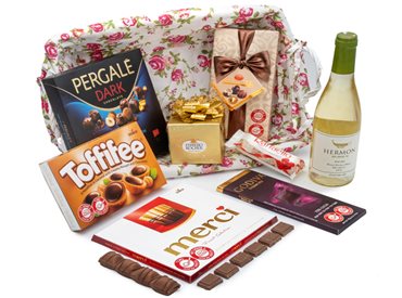 סלסלת שוקולדים מרסי ויין חרמון