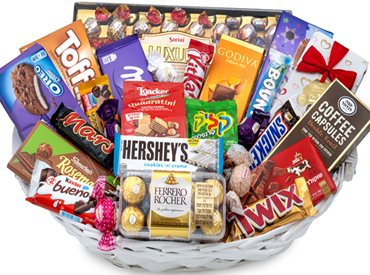 סלסלת מתוקים ענקית